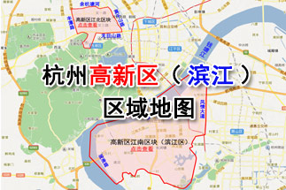 浙江杭州滨江地图|滨江楼盘地图